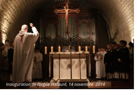 Inauguration de l’orgue restauré, 14 novembre  2014